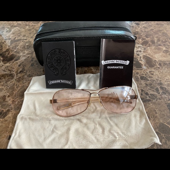 Chrome Hearts 🔥Red Riot white sunglasses - Picture 2 of 13